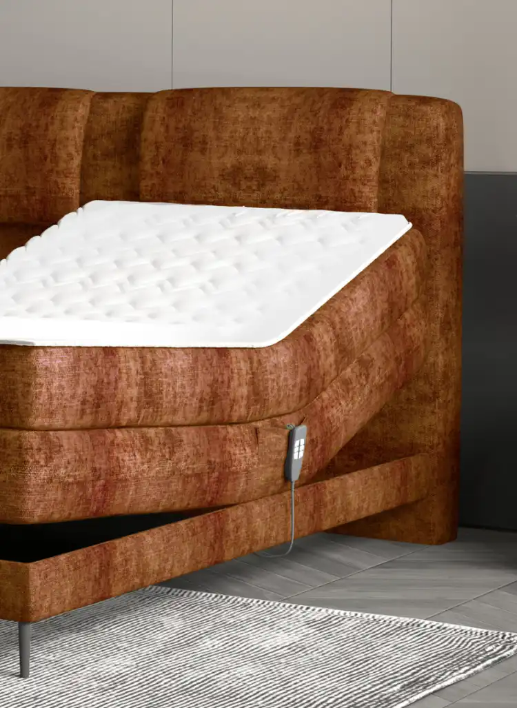 Dormitor WAVE [2022] tapițat cu stofă