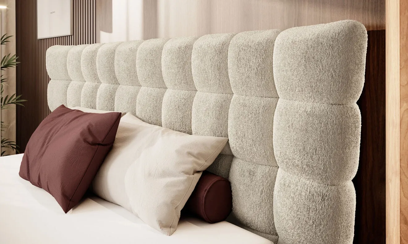 Dormitor INFERNO tapițat cu stofă