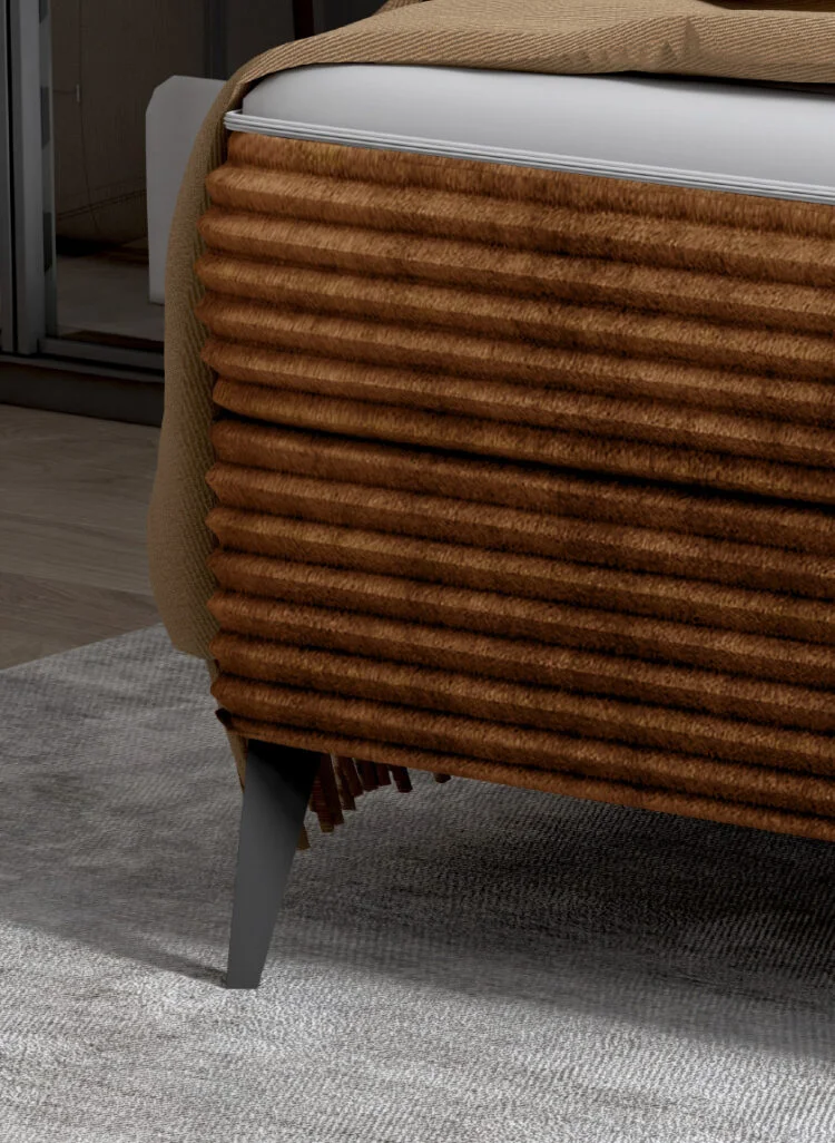 Dormitor MARTINA tapițat cu stofă