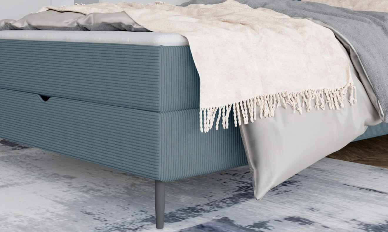 Dormitor NEPO tapițat cu stofă