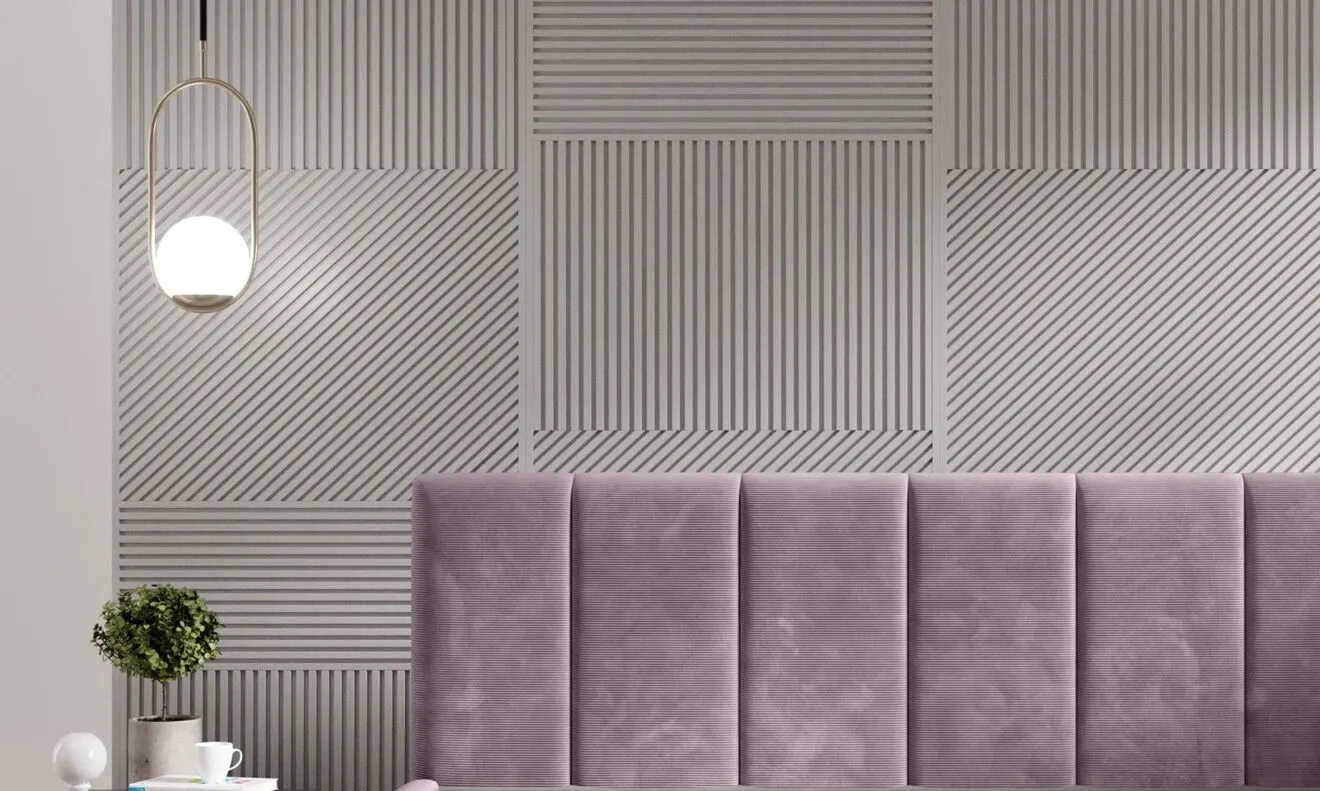 Dormitor RIVA MB tapițat cu stofă