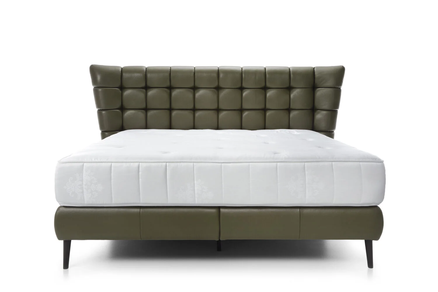 Dormitor INFERNO tapițat cu piele naturală