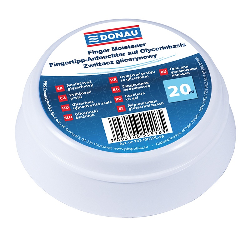 Burete papetărie  DONAU 20ml, cu gel