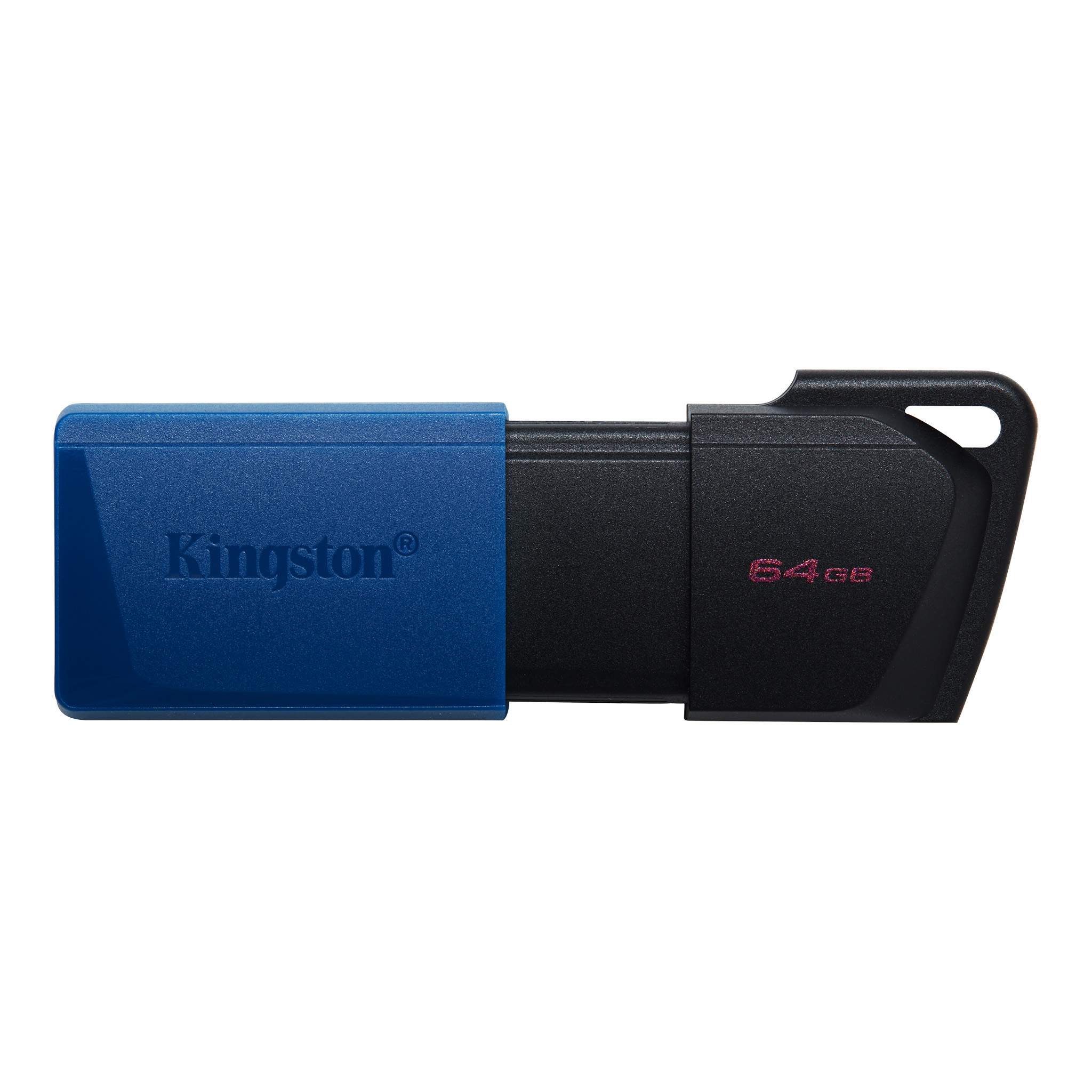 64GB USB3.2 Kingston DataTraveler Exodia M Black/Blue (Read 100 MByte/s, Write 12 MByte/s)