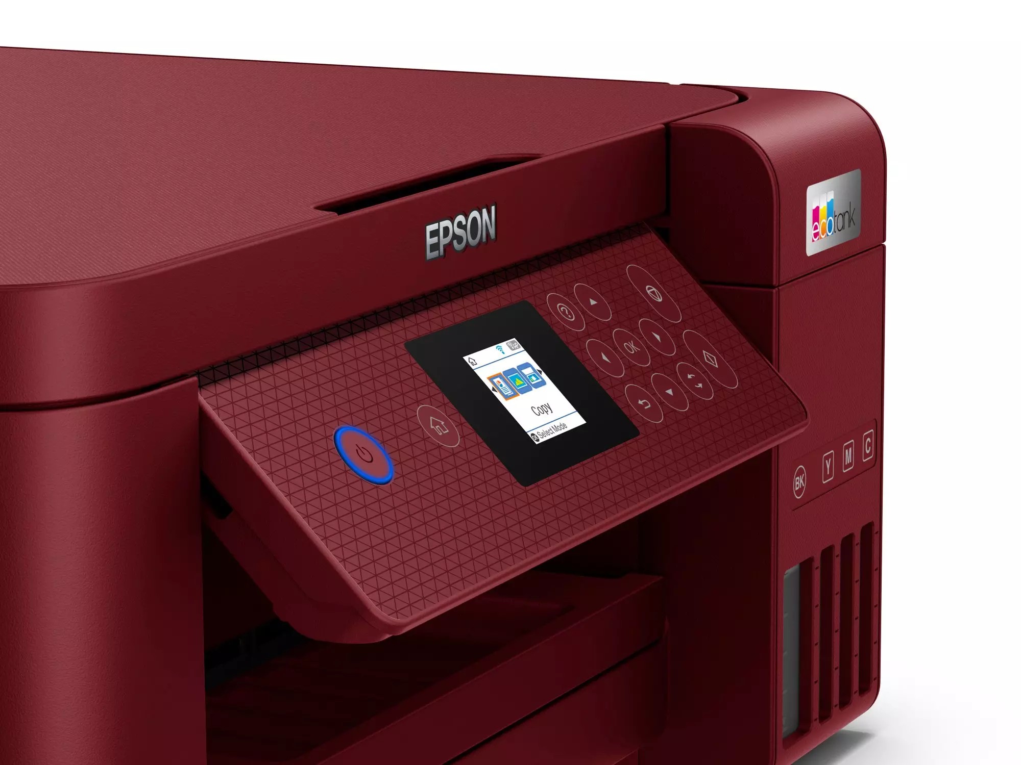 MFD CISS Epson EcoTank L4267 red, Color Printer/Duplex/Scanner/Copier,Wi-Fi, A4, Print 5760x1440dpi, 3pl, Black - Pigment, Scan 600x1200 dpi, ISO/IEC 10.0/5.0 ipm,64-300 г/м2, Wi-Fi Direct,USB 2.0, 4 ink tanks: C13T03V14A/24A/34A/44A B/M/Y/C Black: 3.600 pages Colour: 6.500 p.
