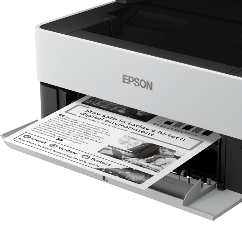 MFD CISS Epson EcoTank M2170 white, Mono Printer/Duplex/Scanner/Copier, Wi-Fi, A4, Print 2400x1200dpi, 2.8pl, up to 20000/m, Scan 1200x2400 dpi, ISO/IEC 20 ipm, 64-256 г/м2, LCD 3.7 cm, Wi-Fi Direct,USB 2.0, ink tank: C13T03P14A Black T03P1: 11000 pages