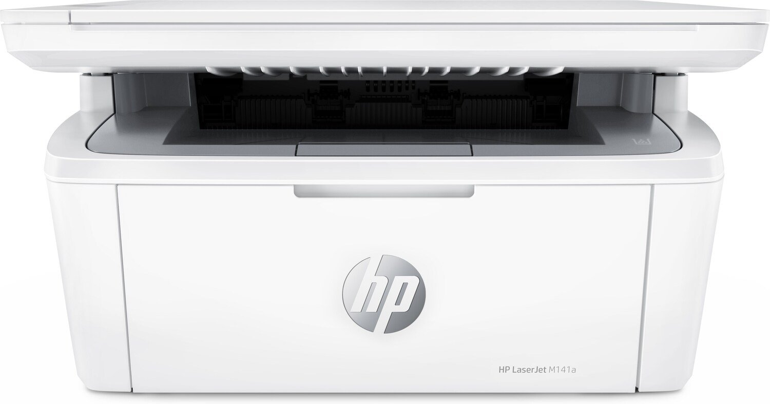 MFD HP LaserJet M141a, White, A4, Up to 20 cpm, 500 MHz, 64MB, 3 LEDs, 600dpi, up to 8000 pages/monthly, PCLm/PCLmS; URF; PWG, Hi-Speed USB 2.0, HP 150A (black), 975 pag. (W1500A HP 150A), Starter ~500 pages.