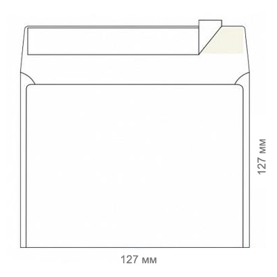 Plic p/u CD, K6 SLK, 127x127 [Alb]