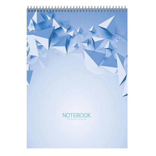 Blocnot A5, cu spirala orizontala, 40 foi [Albastru]