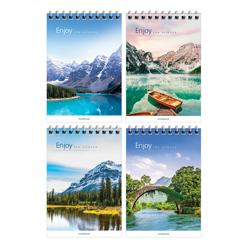 Блокнот А6, 40 листов, на спирали [Albastru]