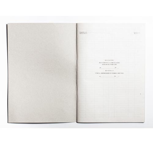 Registru de evidenta a foilor de parcurs, 50 foi [Alb]