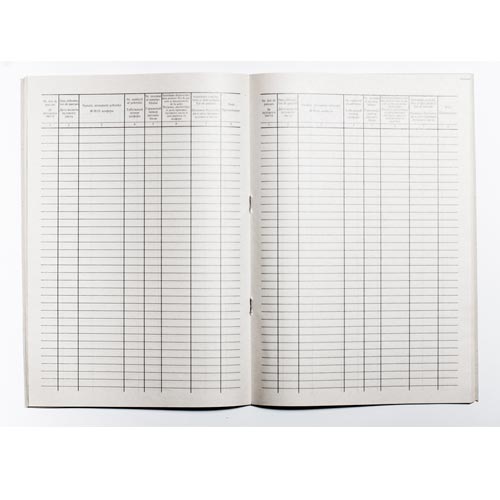 Registru de evidenta a foilor de parcurs, 50 foi [Alb]