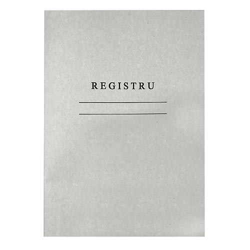 Registru liniat orizontal 50 foi ofset [Alb]