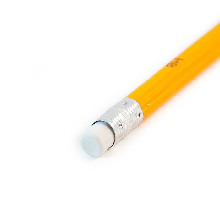 Карандаш HB, с ластиком, желтый [Argintiu]