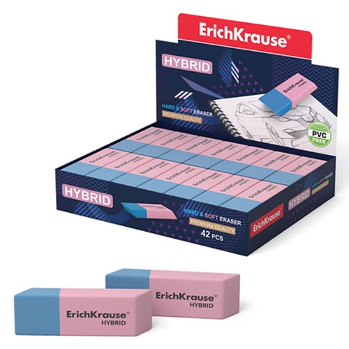 Ластик Erich Krause прямоугольный, серия "Nice Little Thing" [Colorate]