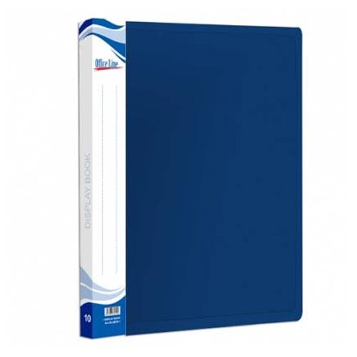 Папка с 10 файлами A4 OfficeLine [Albastru]