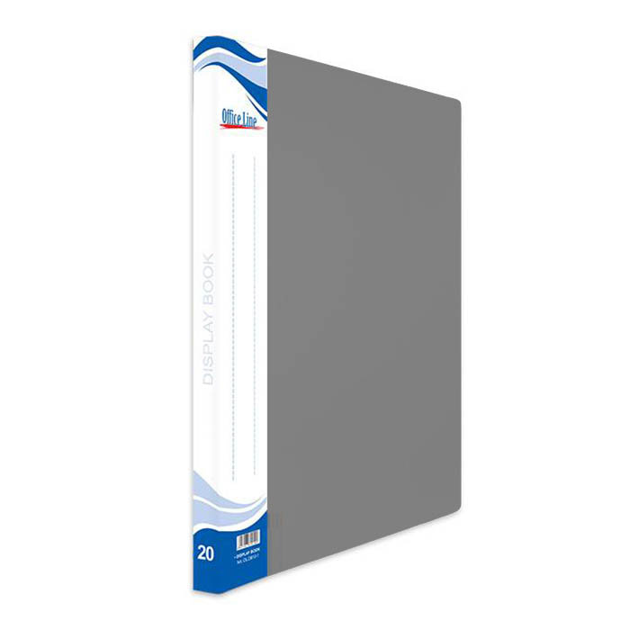 Mapa cu 20 file-uri A4 OfficeLine [Negru]