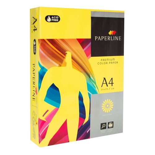Бумага цветная Paperline  LEMON 160гр 250л