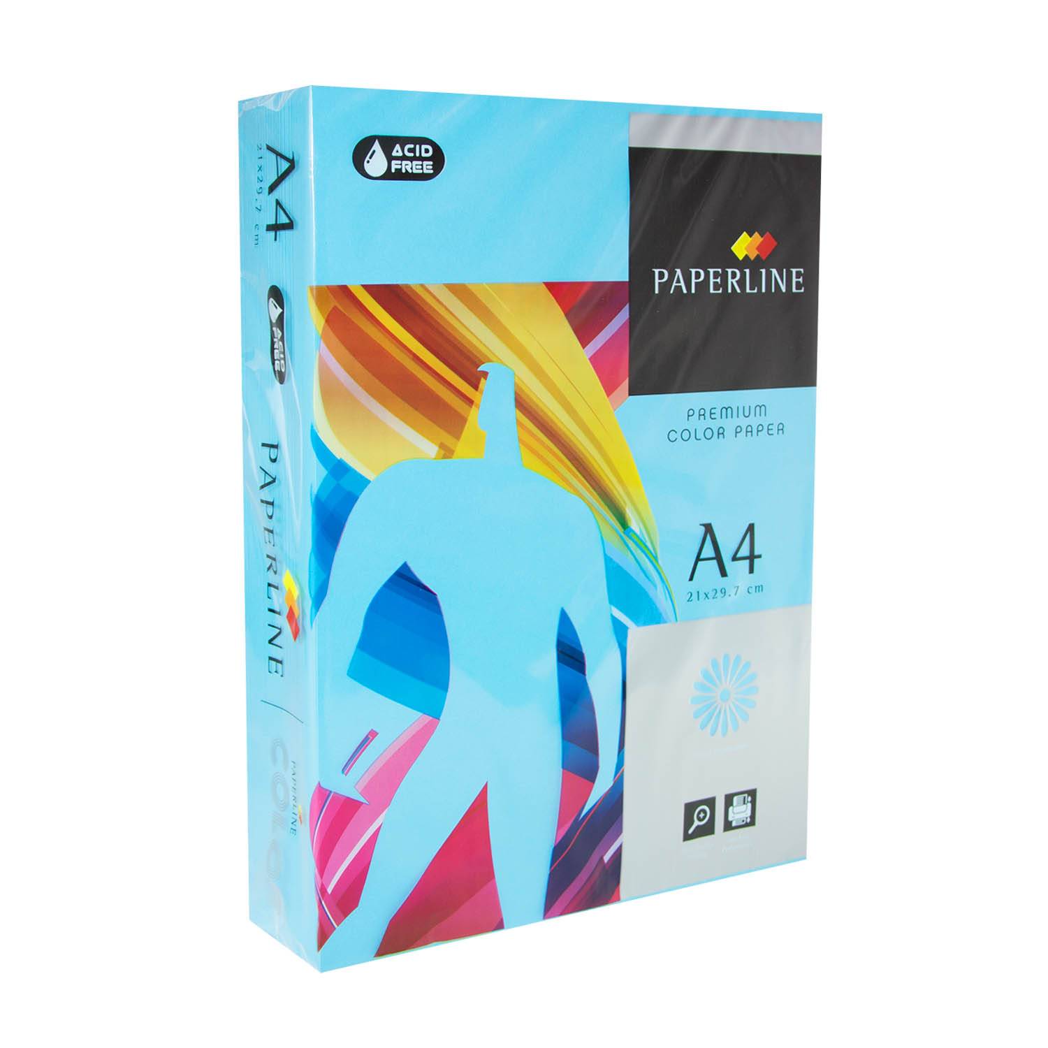 Hârtie color A4 Paperline TURQUOISE 160gr, 250 foi