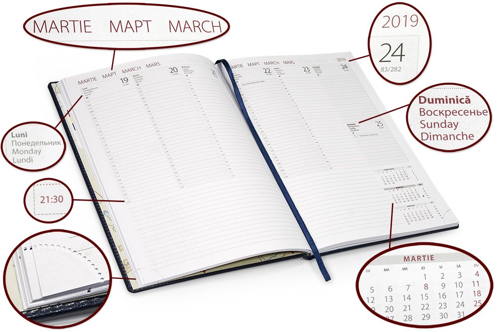 Agendă datată A4 CLASSIC 2021 [Verde]