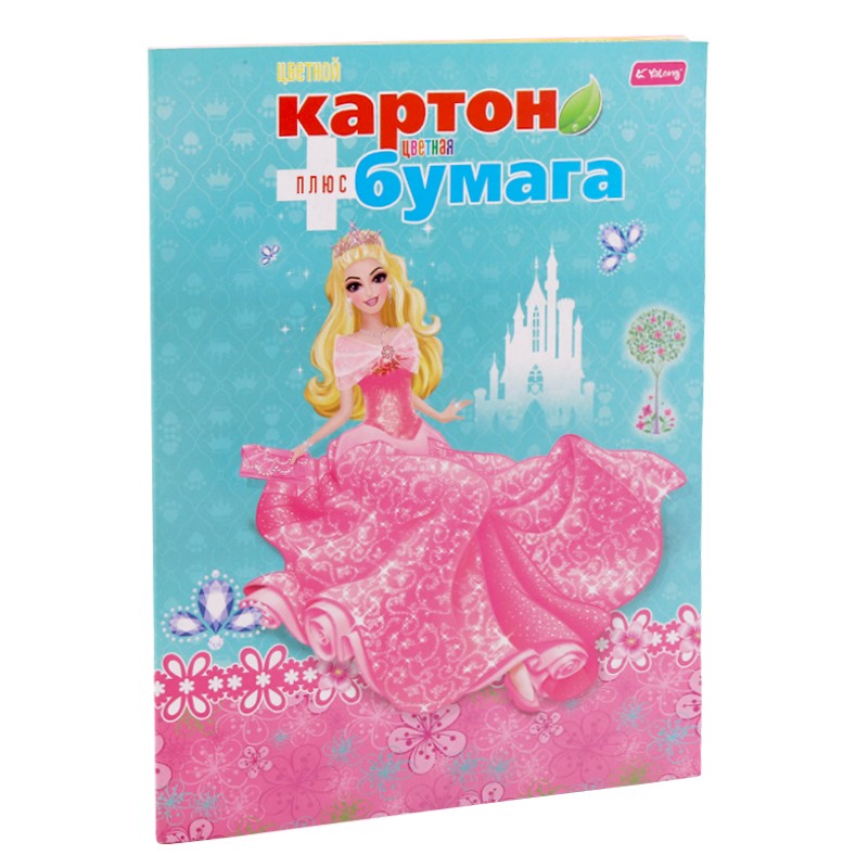 Set carton colorat + hirtie colorata 20foi [Colorate]