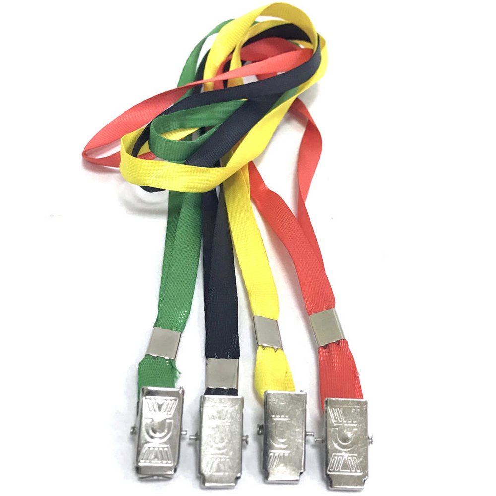 Snur cu clipsa HSC pentru ecuson, atlas [Alb]