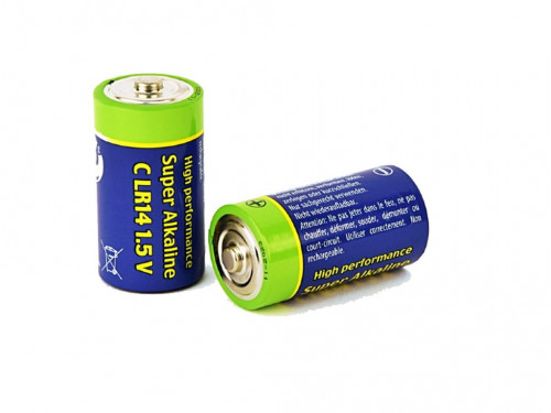 Gembird Alcaline Battery  C-cell LR14 1.5V,  2pcs, High performance and long lifetime