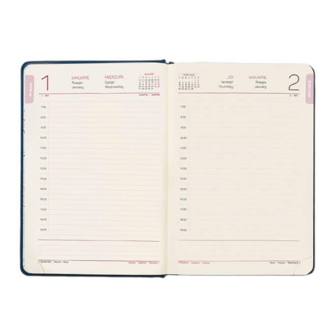 Agendă А5 2025 IDEE Premium [Albastru deschis]