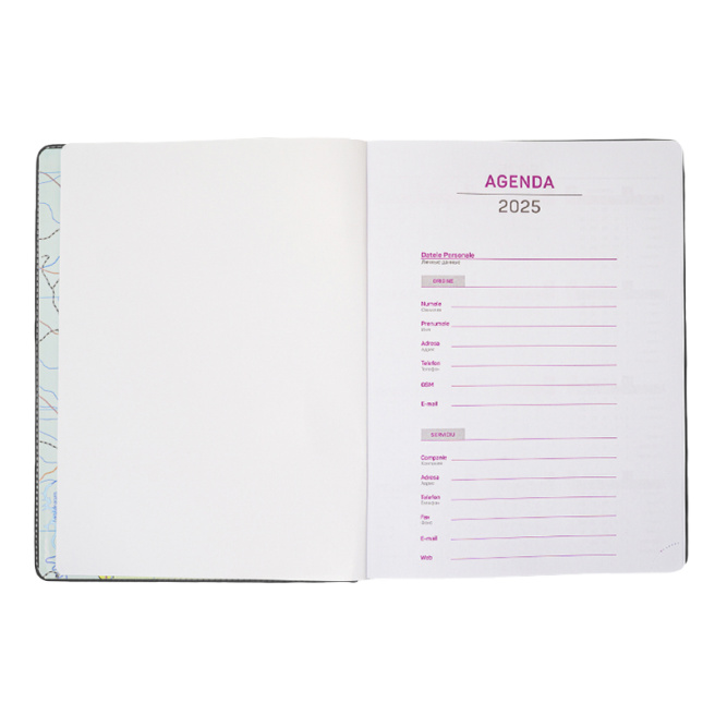 Еженедельник A4 2025 IDEE Standart [Glossy Black]