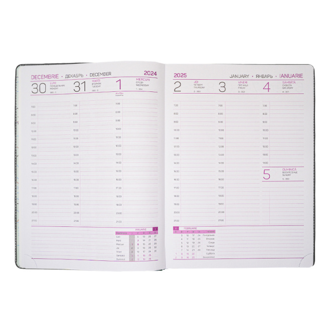 Еженедельник A4 2025 IDEE Standart [Glossy Black]