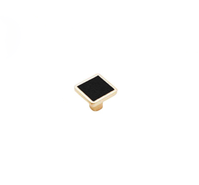 Mâner U02332 Small Knob MSN+Negru Piele 2