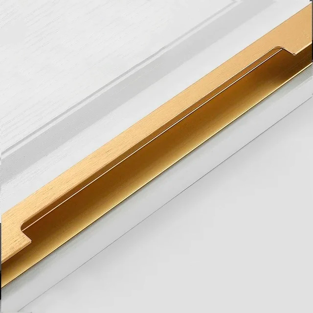 Furniture handle U02427 2500 mm Gold