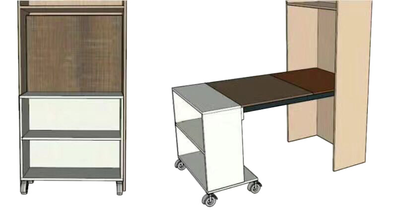 Mecanism Masa Extensibila Perete JW-006