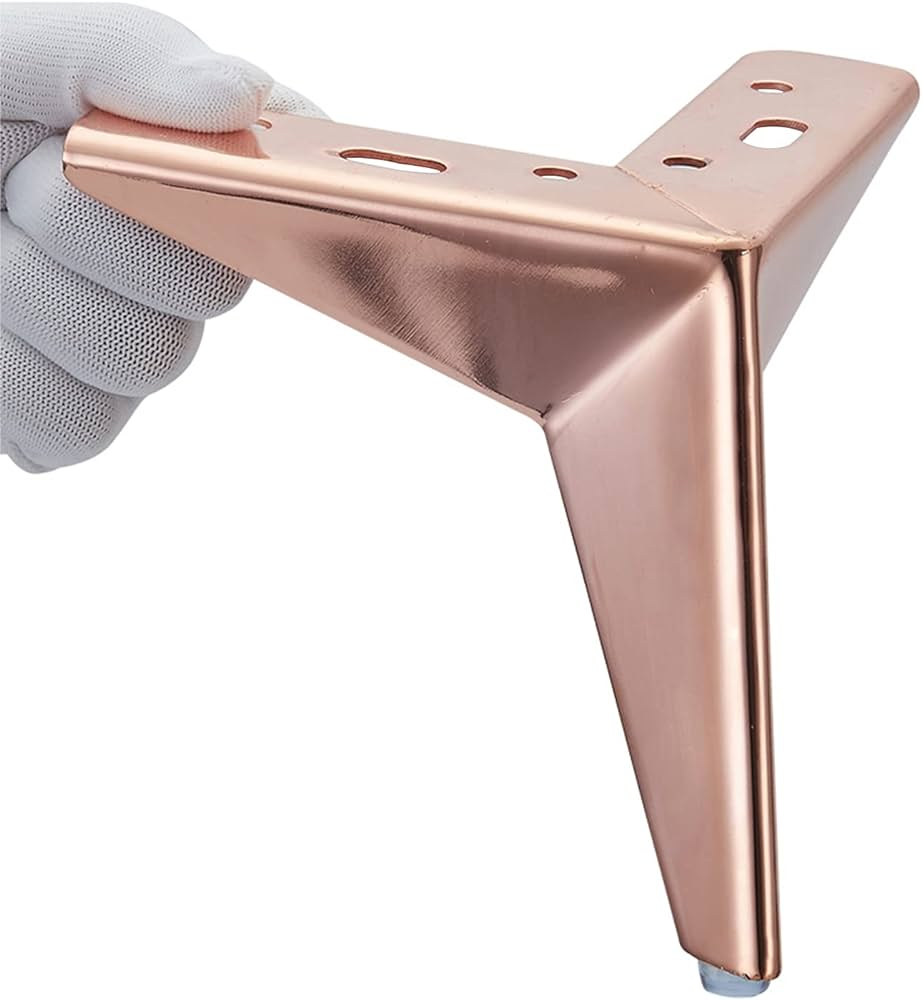 Picior pentru mobilă  B011 H=15cm ROSE-GOLD