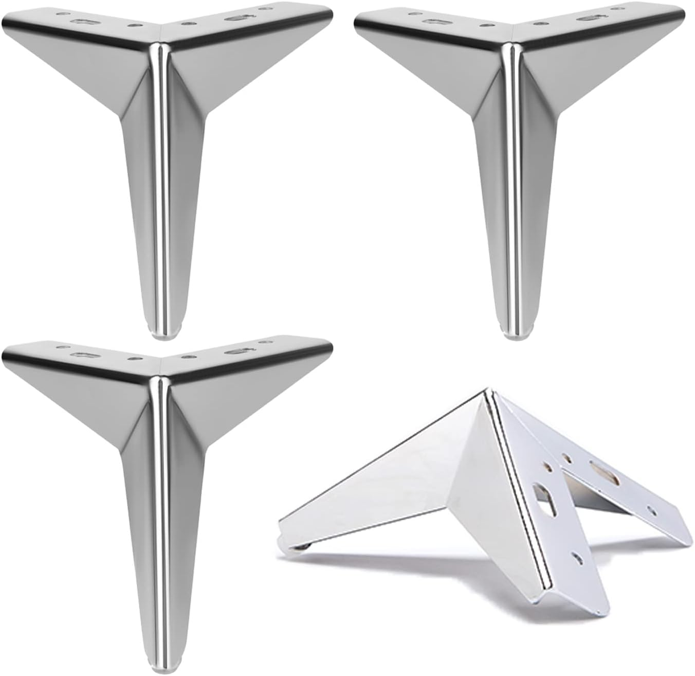 Picior pentru mobilă  B011 H=15cm SILVER