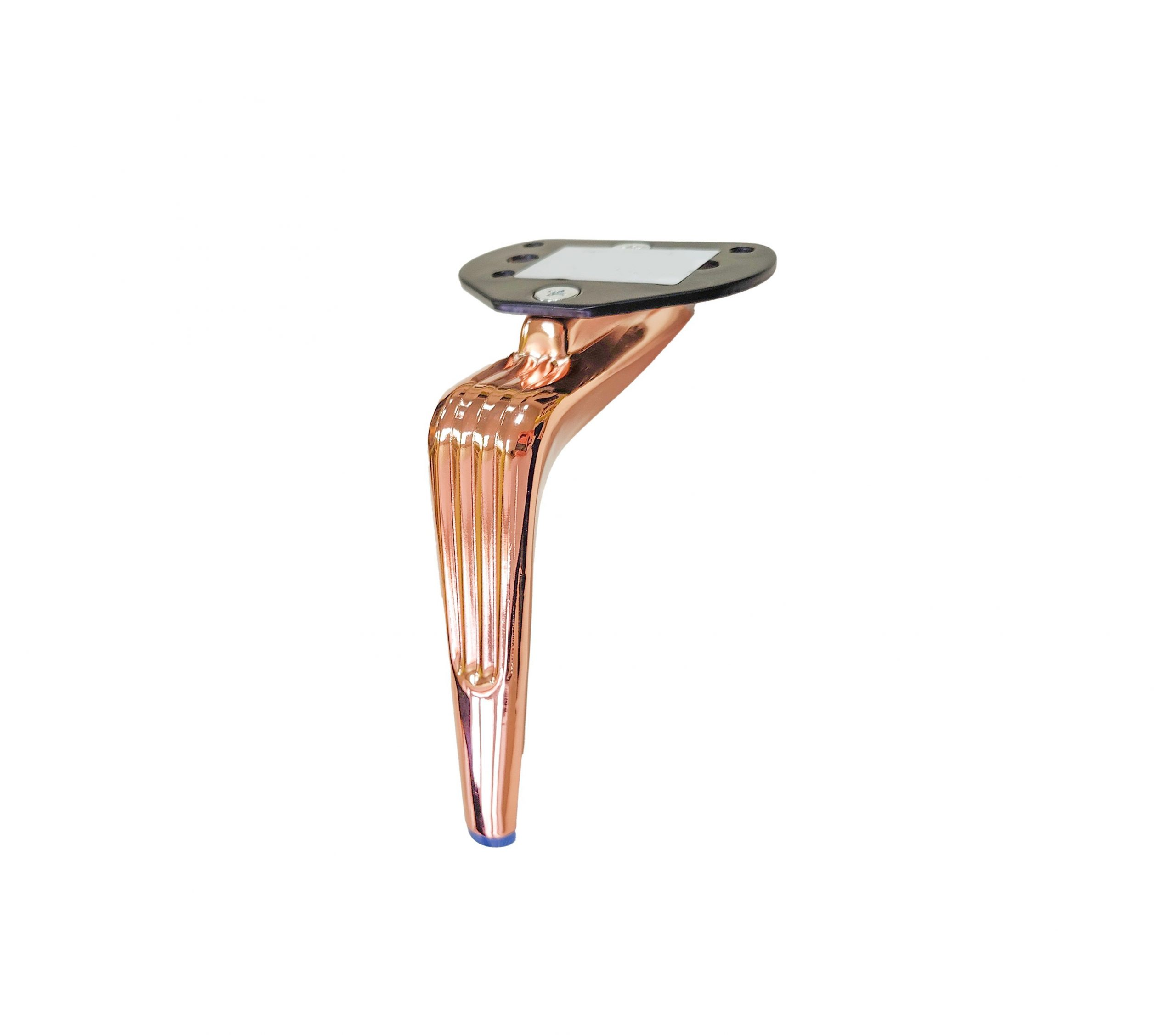 Мебельная ножка  B049 H=16cm ROSE-GOLD