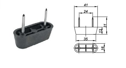 Furniture leg E12311013 / H-13 41?16