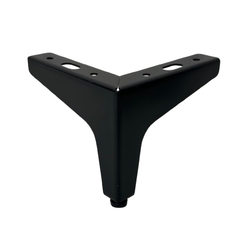 Furniture leg B015 H=10cm BLACK