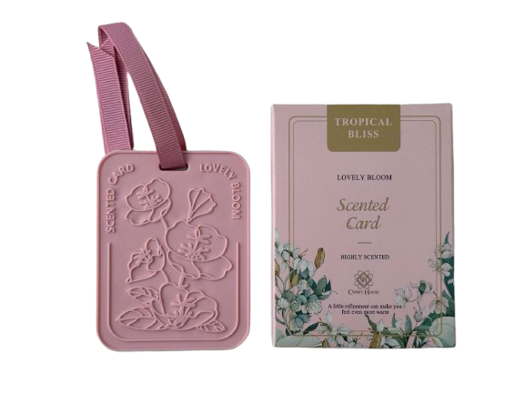 Card EVA aromatizat - Roz: Tropical Bliss