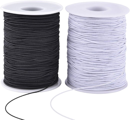 Cordon Elastic Rotund Alb 3 gr 3
