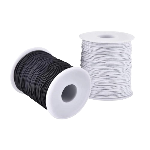Cordon Elastic Rotund Negru 3 gr 2