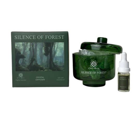 Cristale naturale cu esenta - Verde: Silence of forest