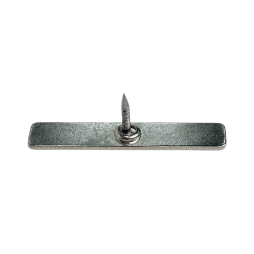 Cuie decorative Metal Dreptunghiular Argintiu