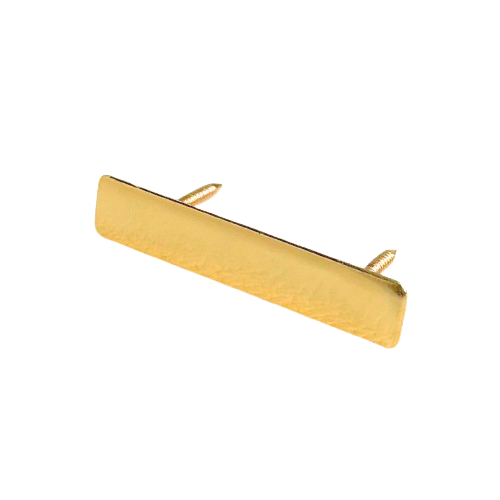 Cuie decorative Metal Dreptunghiular Auriu