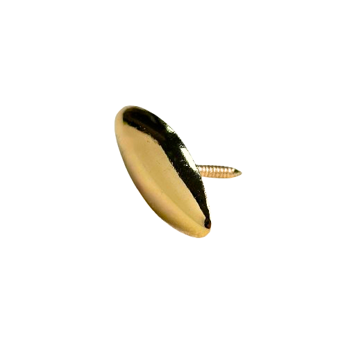 Cuie decorative Metal Oval Auriu