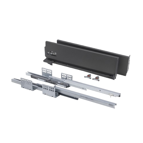 Glisiere Slim Box 450 mm X 84 mm Black