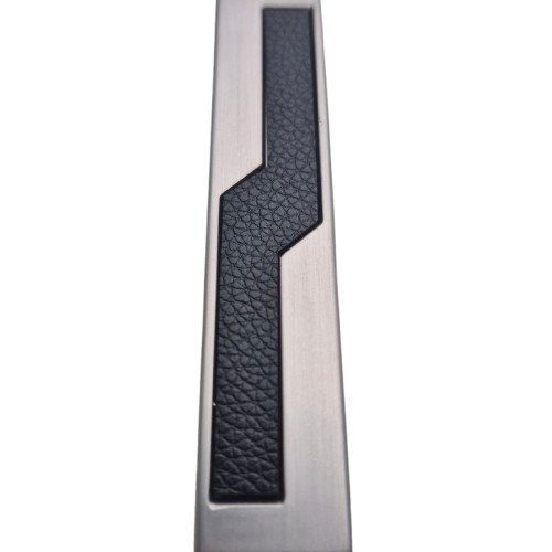 Mâner H04311 96 mm MSN+Negru Piele 2