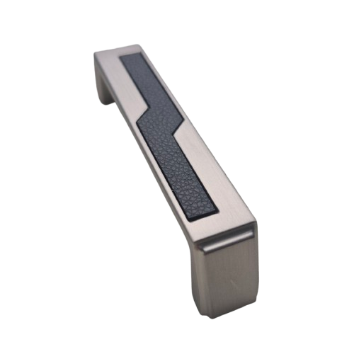 Mâner H04311 96 mm MSN+Negru Piele 3