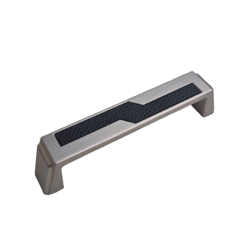 Mâner H04311 96 mm MSN+Negru Piele 4