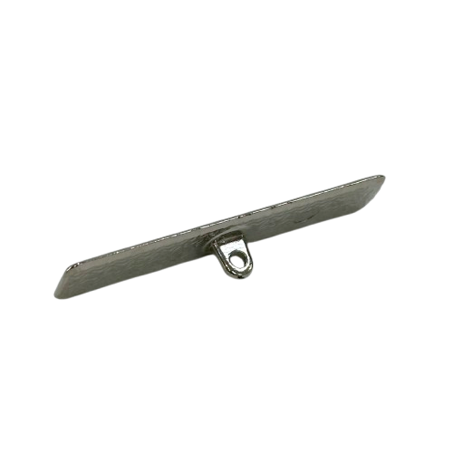 Nasture Metal Dreptunghiular Argintiu